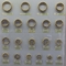 জিঙ্ক অ্যালয় ব্যাগ তৈরির আনুষাঙ্গিক হে সার্কেল রিং 10 মিমি 15 মিমি 25 মিমি