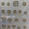 জিঙ্ক অ্যালয় ব্যাগ তৈরির আনুষাঙ্গিক হে সার্কেল রিং 10 মিমি 15 মিমি 25 মিমি